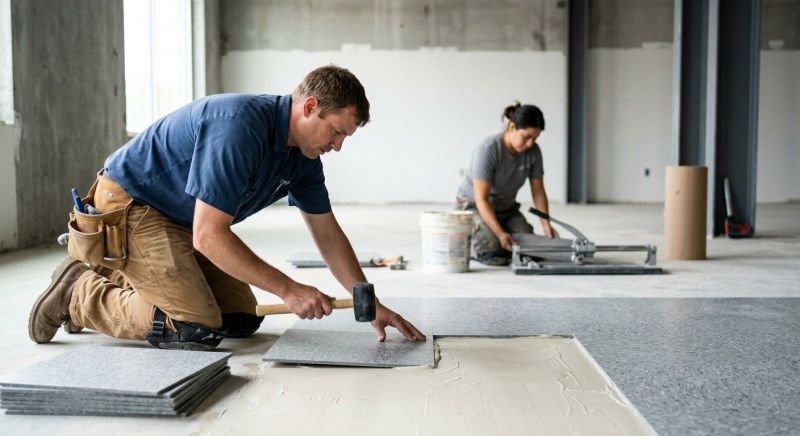 Our team working on Concrete Installation projects in Valdosta, GA