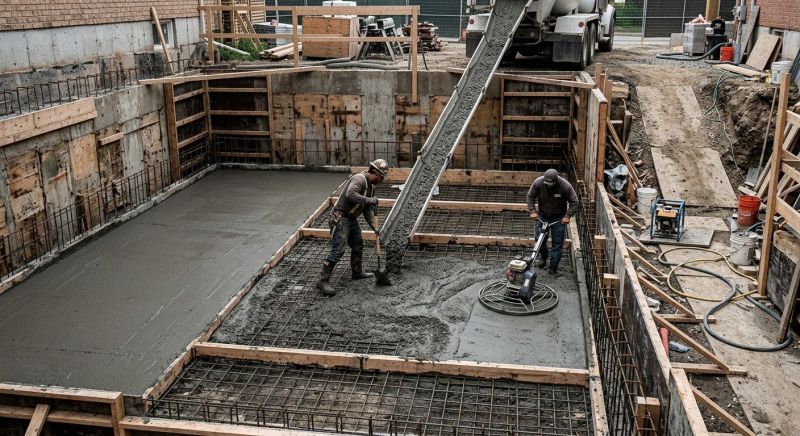 Basement Concrete Installation in Lakeland, GA