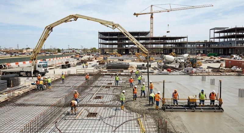 Commercial Slab Construction in Lowndes County, GA