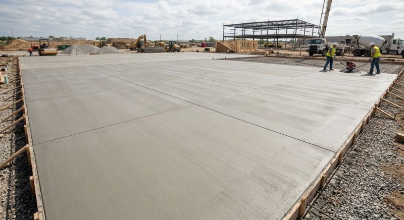Commercial Slab Installation in Adel, GA