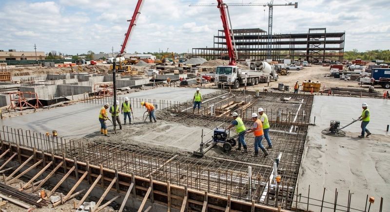 Commercial Slab Installation in Valdosta, GA