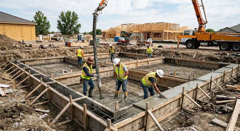 Concrete Foundation Installation in Lakeland, GA
