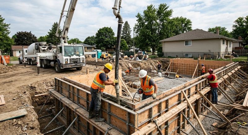 Concrete Foundation Pouring in Valdosta, GA
