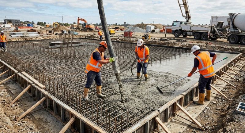 Foundation Pouring in Valdosta, GA