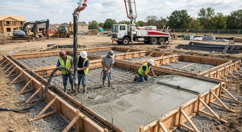 Foundation Wall Pouring in Adel, GA