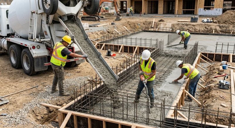 Foundation Wall Pouring in Lakeland, GA