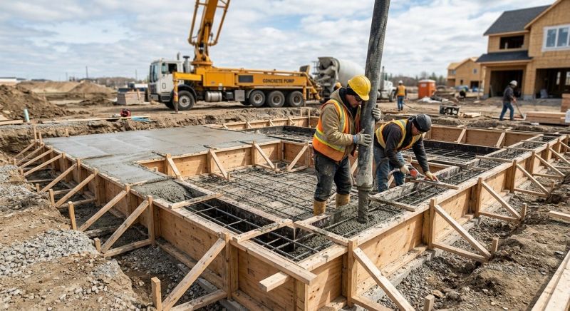 Foundation Wall Pouring in Valdosta, GA